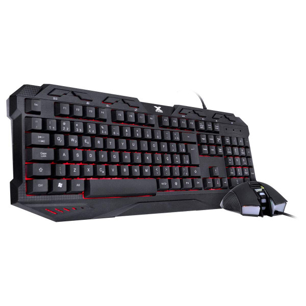 Kit Teclado E Mouse Sem Fio 2.4ghz Usb Preto Com Apoio Para Smartphone Tc280